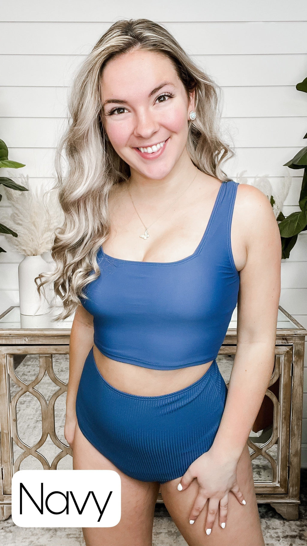 Coral Reef Sea Glass Moonlight Laps High-Rise Swim Bottoms - 3 colors! *FINAL SALE*