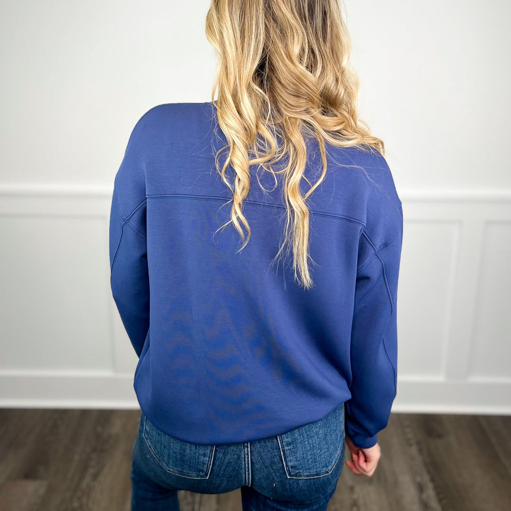 Change of Heart Long Sleeve Navy Avery Mae Top