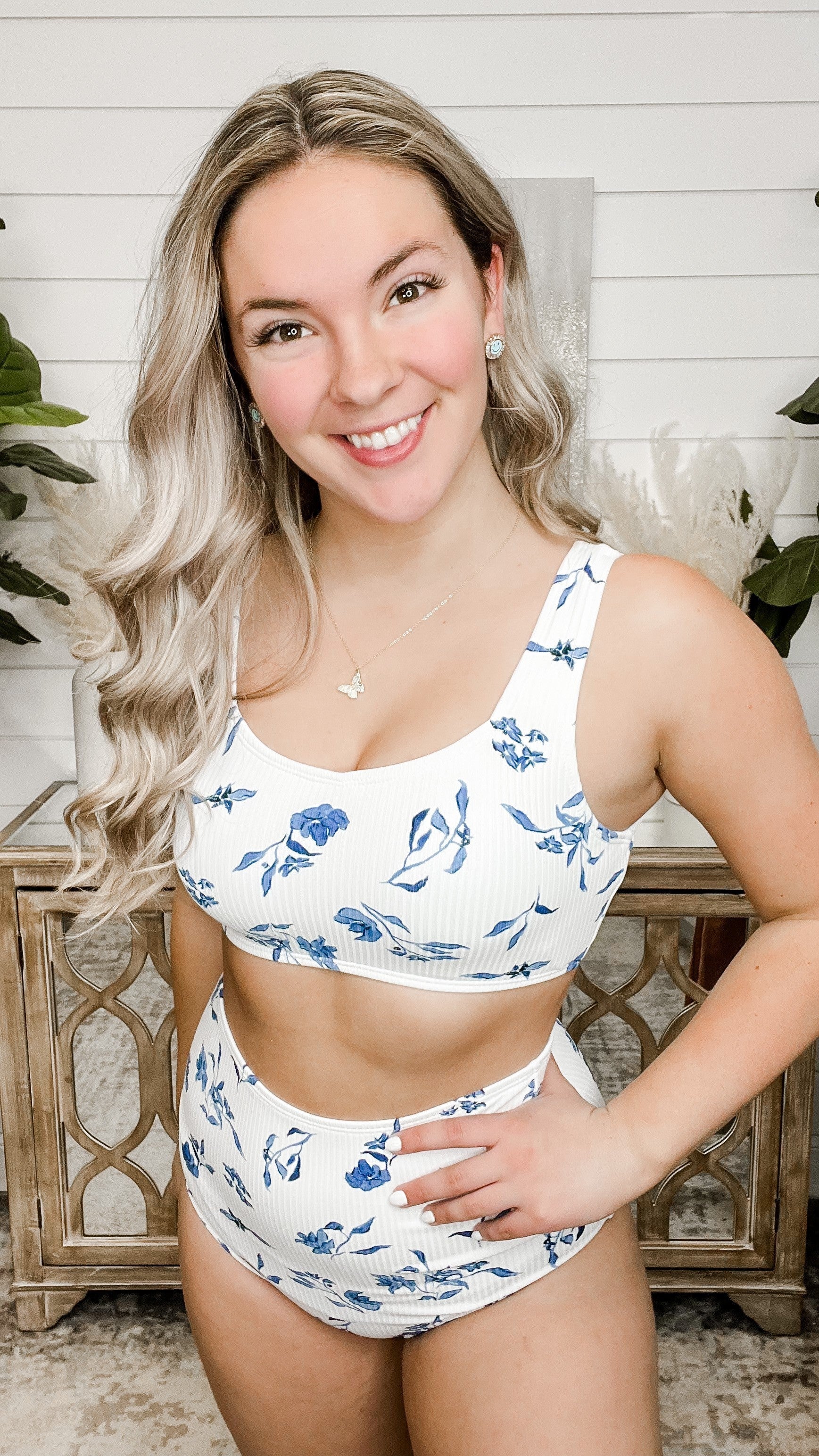 Coral Reef Sea Glass Moonlight Laps Swim Top Top - 3 colors!